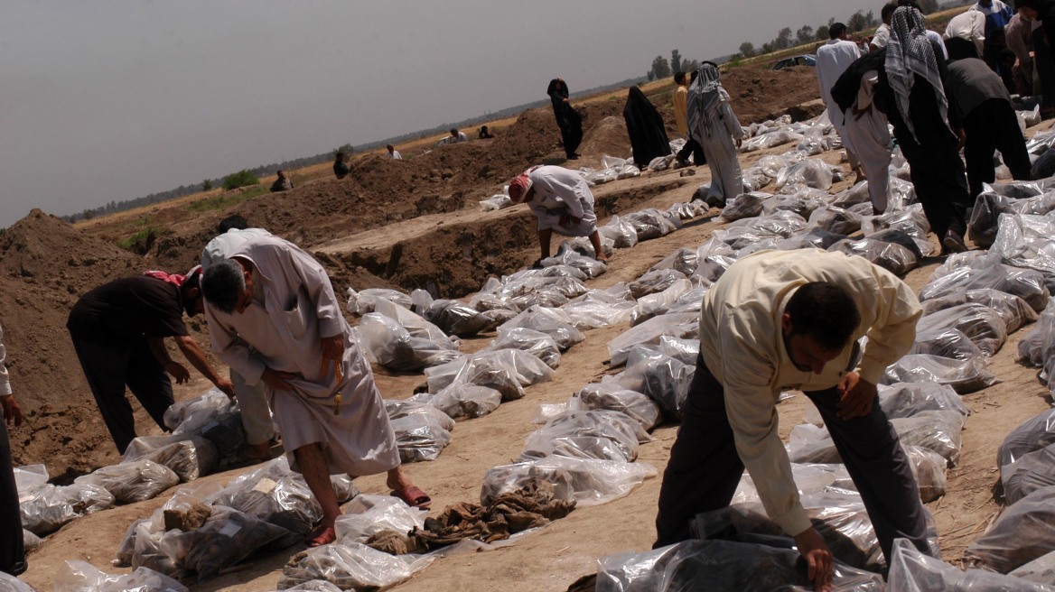 Ιράκ: Βρήκαν μαζικό τάφο με 150 σορούς μελών σουνιτικής φυλής
